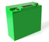 Green 20AH 12V Lithium Battery Pack 3000 Cycle Life 4S1P Connector