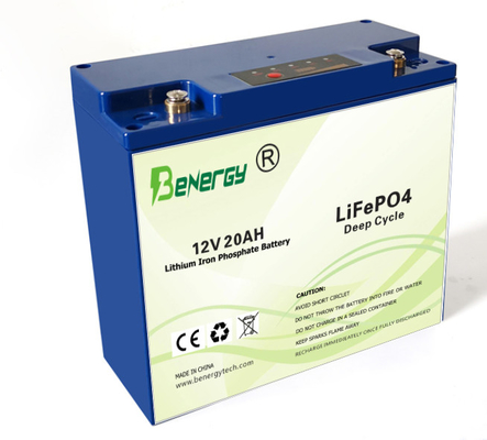 Lifepo4 12V 20AH Lithium Iron Phosphate Battery Pack M5 Terminal Replace Lead Acid Battery