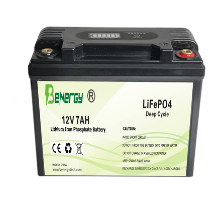 ODM Rechargeable 7Ah 12V Lithium Battery Pack With Plastic Case