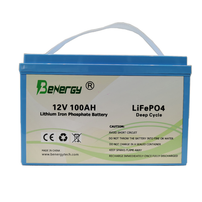 Lifepo4 Solar Battery 12v rechargeable lithium battery pack 12V 100AH